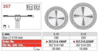 Dijamantni separirni disk SUPERFLEX 355, 356, 357