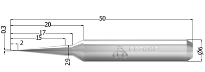 0.3 mm - krogla