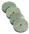 Wheel green Ø 22 × 3.5 mm