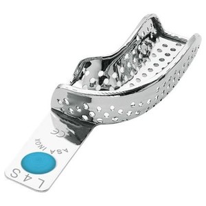 S.S. Impression Tray "PERMA-LOCK" perforated partial L4S
