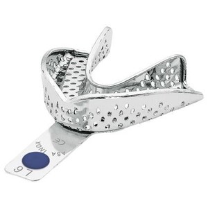 S.S. Impression Tray "PERMA-LOCK" perforated L6