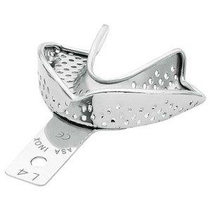 S.S. Impression Tray "PERMA-LOCK HIGH GRIP" L4