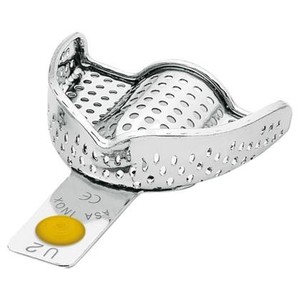 S.S. Impression Tray "PERMA-LOCK" perforated U1