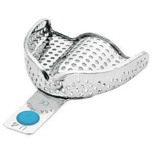 S.S. Impression Tray "PERMA-LOCK" perforated U4