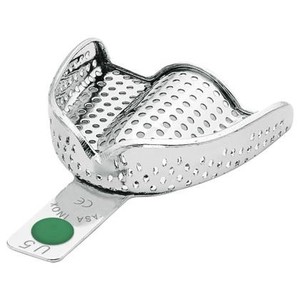 S.S. Impression Tray "PERMA-LOCK" perforated U5
