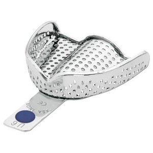 S.S. Impression Tray "PERMA-LOCK" perforated U6