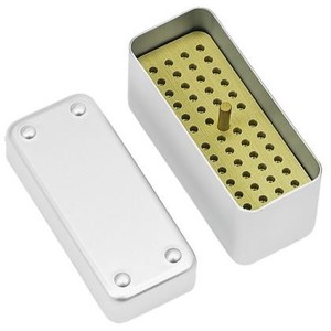 Alu stojalo za endo instrumente s pokrovom.100X44X54  mm