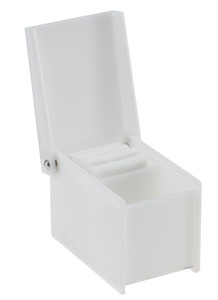 Dental rolls, with partition for two different sizes, opaque