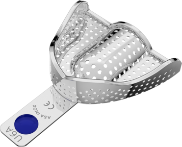 S.S. Impression Tray "PERMA-LOCK" perforated U6A 