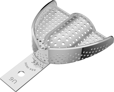 S.S. Impression Tray "PERMA-LOCK HIGH GRIP", upper Nr.6/XL