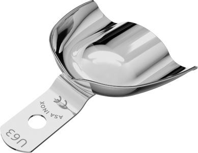 S.S. Impression Tray "EDENTOLOUS" solid upper 63