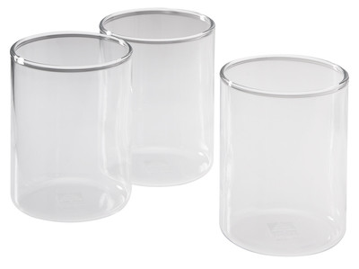 Made of clear glass, dia. 64 x 86mm