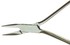 Flat nose plier serrated