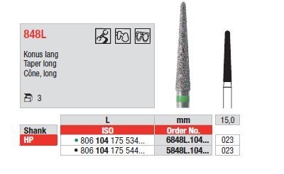 Premer: 023 mm, L: 15,0 mm