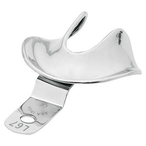 S.S. Impression Tray "EDENTOLOUS" mandible L67