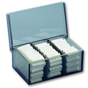 Dental rolls, 3-compartments, smoked