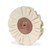 Pleated buff nettlecloth, Ø 100 mm