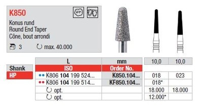 L: 10,0mm, Premer: 018mm