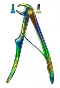 Extracting forceps for children lower incisors fig. 5