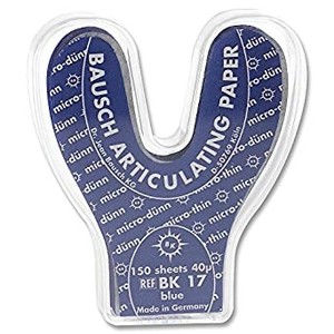 40 mic blue, strips - horseshoe