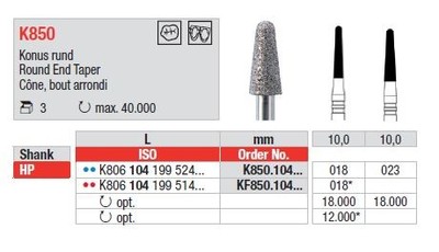 L: 10,0mm, Premer: 023mm