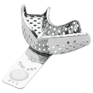 S.S. Impression Tray "PERMA-LOCK" perforated L1P