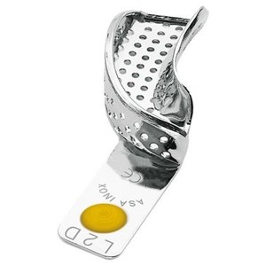 S.S. Impression Tray "PERMA-LOCK" perforated partial L2D