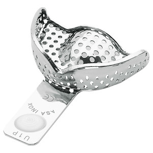 S.S. Impression Tray "PERMA-LOCK" perforated U1P 