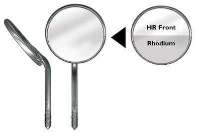HAMSO, fig. 4, 22 mm, front mirrored, flat (12 pcs.)