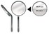 HAMSO, fig. 4, 22 mm, front mirrored, flat (12 pcs.)