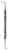 165 mm, for atraumatic dissection of the papillae