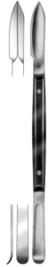 Lessmann, 175 mm, stainless, black wooden handle