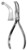 How, no. 111, sterilizable 140 mm / 5-1/2 inch serrated