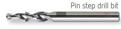 Stepped pin sveder majhen, globina vrtanja 5,8 mm, Ø vrtalne glave 1,98 mm, Ø gredi 3,0 mm