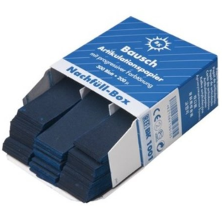 200 mic blue, strips